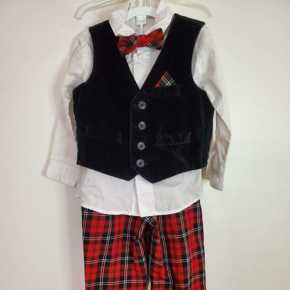 Christmas 4 pc Outfit 18 Month Suit